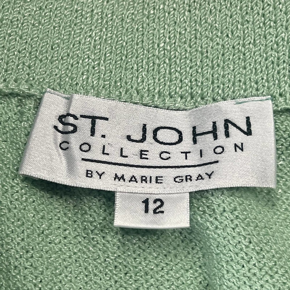 St. John Green Pencil Skirt - Picture 5 of 6